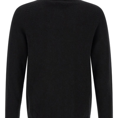 Ma'ry'ya High Neck Sweater With Slits
