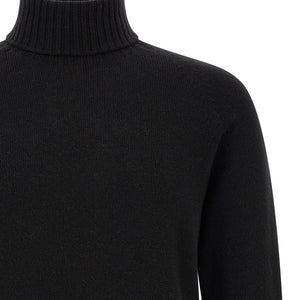 Ma'ry'ya High Neck Sweater With Slits