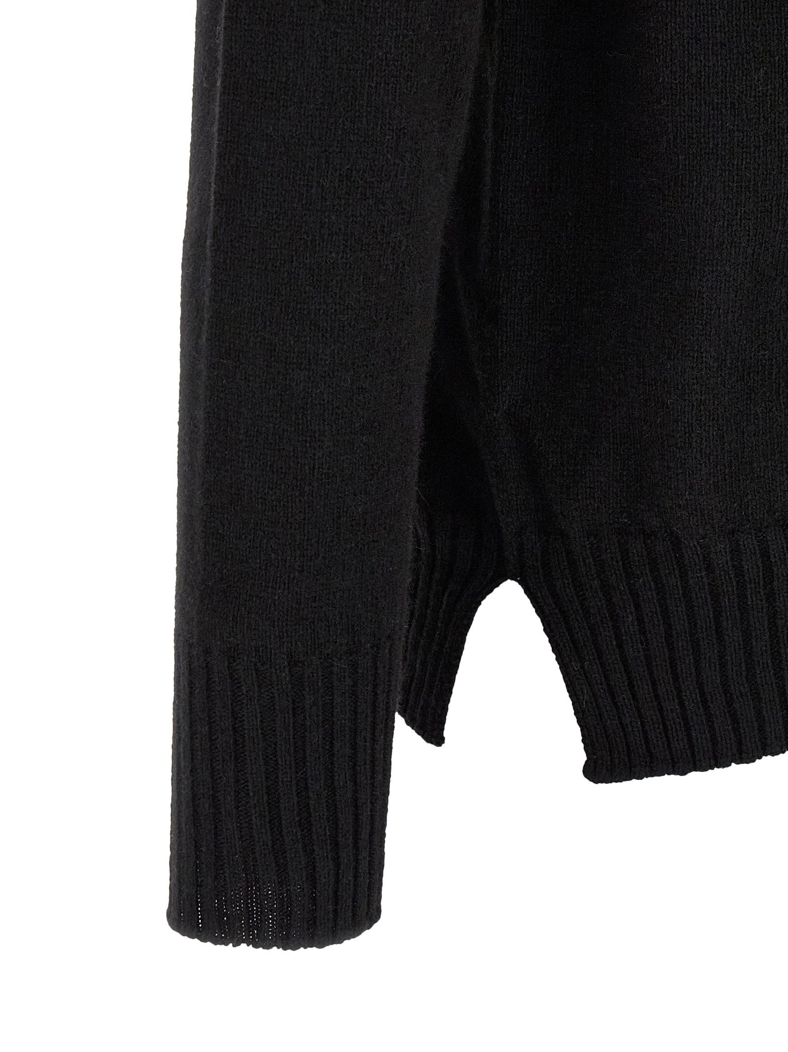 Ma'ry'ya High Neck Sweater With Slits
