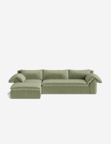 Sage Performance Striated Velvet
