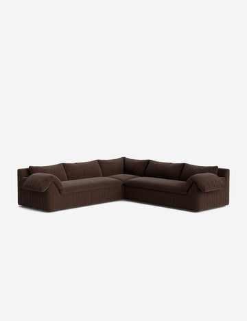 Brown Basket Boucle