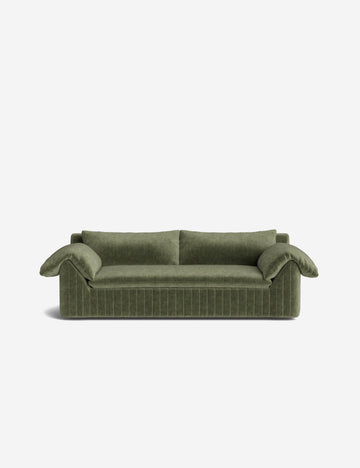 Moss Performance Striated Velvet