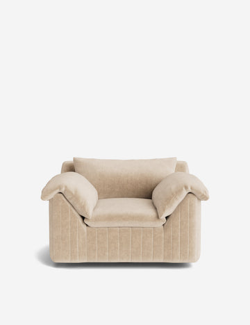 Natural Performance Striated Velvet
