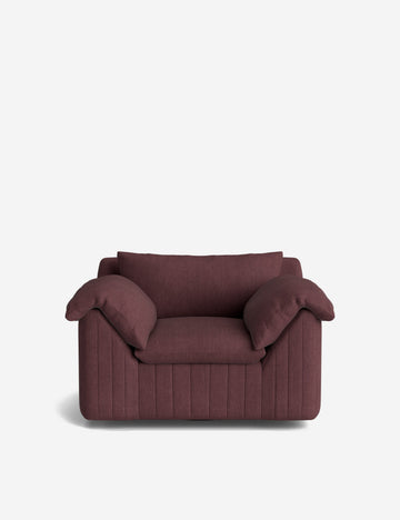 Oxblood Linen Weave