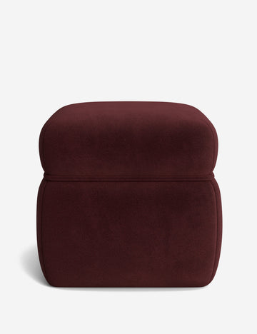 Garnet Faux Mohair