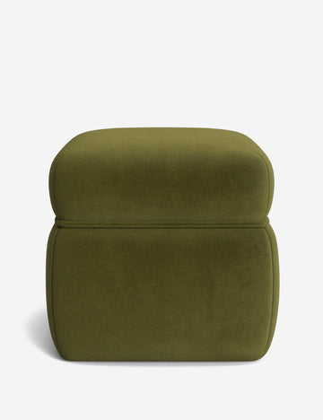 Olive Faux Mohair