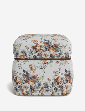 Soter Floral Linen and Chocolate Performance Linen