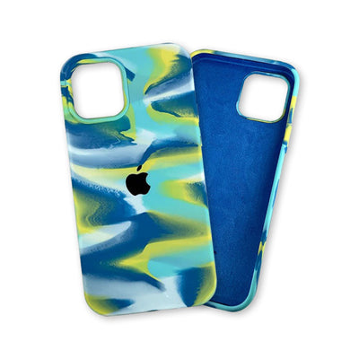 iPhone 12 & 12 Pro Water Silicone Case - Moonstone White