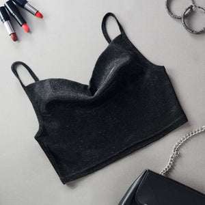 Black Shimmer Top