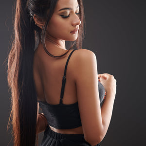 Black Shimmer Top