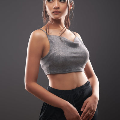 Black Shimmer Top