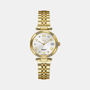 Flair Women Quartz White Dial Analog Stainless Steel Watch Z01004L1MF