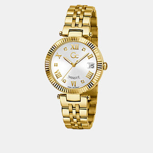 Flair Women Quartz White Dial Analog Stainless Steel Watch Z01004L1MF