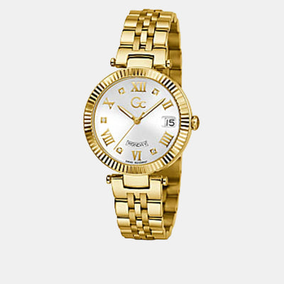 Flair Women Quartz White Dial Analog Stainless Steel Watch Z01004L1MF