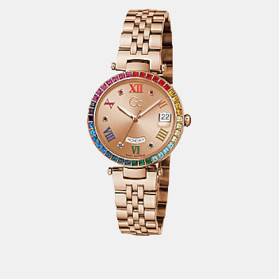 Flair Limited Edition Women Quartz Rose Gold Dial Analog Stainless Steel Watch Z01008L3MF