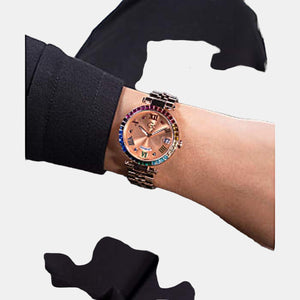 Flair Limited Edition Women Quartz Rose Gold Dial Analog Stainless Steel Watch Z01008L3MF