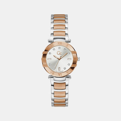 Cruise Women Quartz White Dial Analog Stainless Steel Watch Z03001L1MF