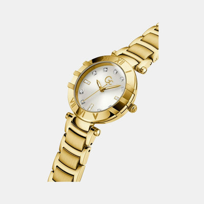 Cruise Women Quartz White Dial Analog Stainless Steel Watch Z03003L1MF