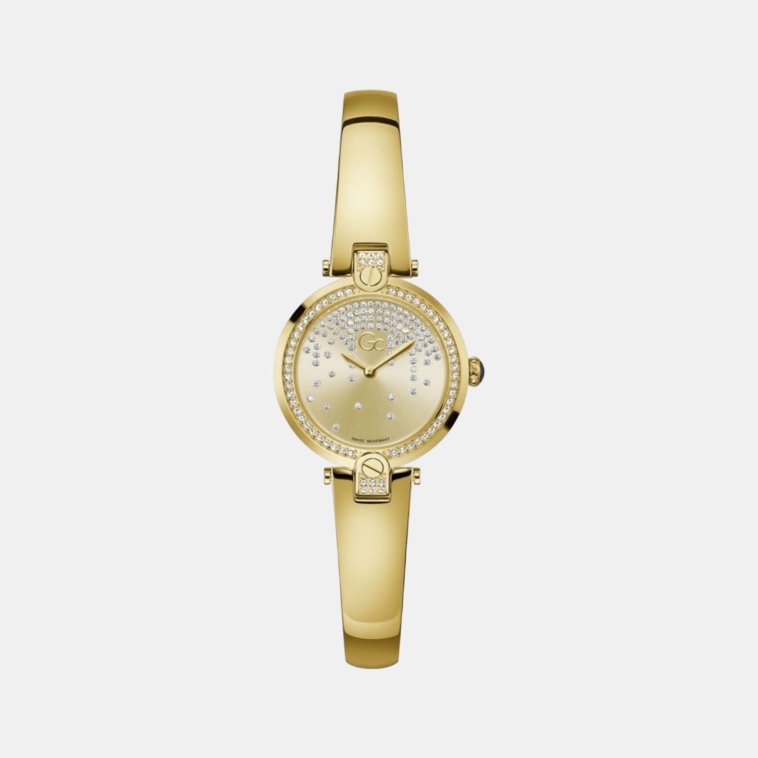 Fusion Bangle Women Quartz Gold Dial Analog Stainless Steel Watch Z10001L6MF