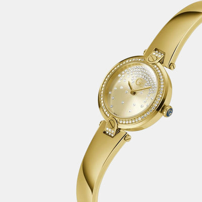Fusion Bangle Women Quartz Gold Dial Analog Stainless Steel Watch Z10001L6MF