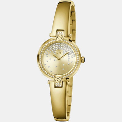 Fusion Bangle Women Quartz Gold Dial Analog Stainless Steel Watch Z10001L6MF