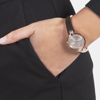 Fusion Bangle Women Quartz Silver Dial Analog Stainless Steel Watch Z10002L1MF