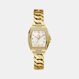 Couture Tonneau Chain Women Quartz Mother Of Pearl Dial Analog Stainless Steel Watch Z11003L1MF
