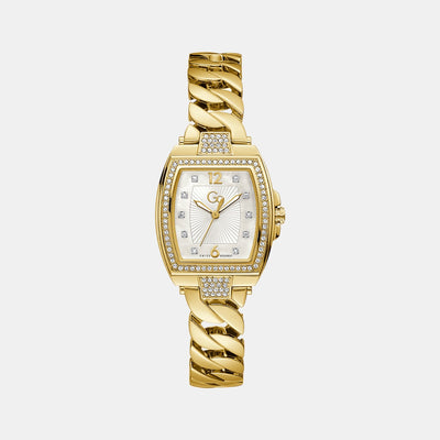 Couture Tonneau Chain Women Quartz Mother Of Pearl Dial Analog Stainless Steel Watch Z11003L1MF