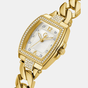 Couture Tonneau Chain Women Quartz Mother Of Pearl Dial Analog Stainless Steel Watch Z11003L1MF
