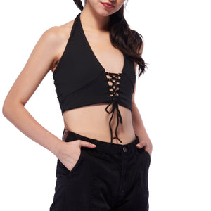 Maddy Tie-Up Halter Top