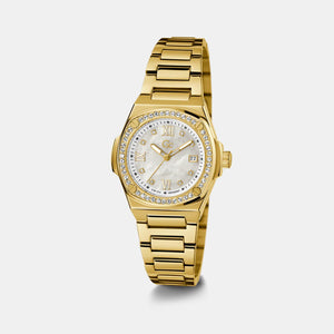 Coussin Shape Women Quartz White Dial Analog Stainless Steel Watch Z12005L1MF