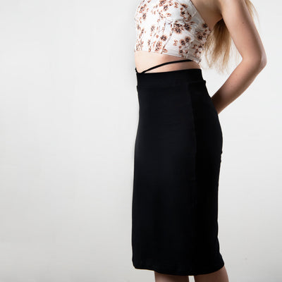 IZF Midi Skirt With Waist String