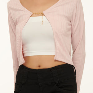 Front Open Shrug Top
