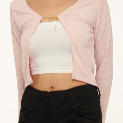 Front Open Shrug Top