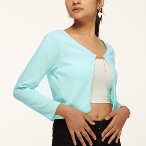 Front Open Shrug Top