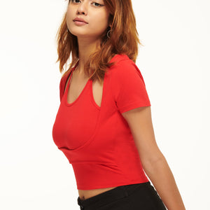 Mock Double-Layered Top
