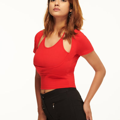 Mock Double-Layered Top