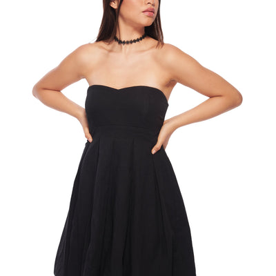 IZF Off-shouldered balloon dress