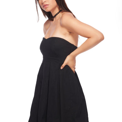 IZF Off-shouldered balloon dress
