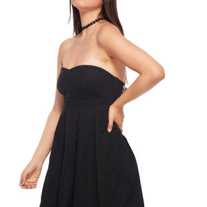 IZF Off-shouldered balloon dress