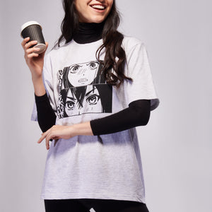 Unisex Anime Oversized T-shirt