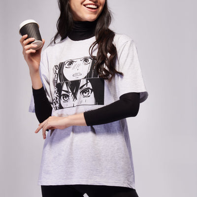 Unisex Anime Oversized T-shirt