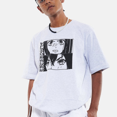 Unisex Anime Oversized T-shirt