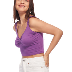 Ruffle Sleeve Tank Top