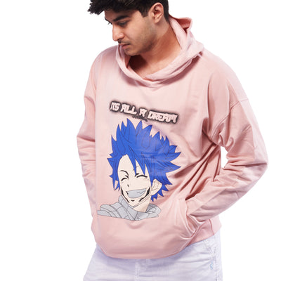 Pink Oversized Hoodie
