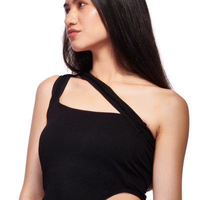 One-Shoulder Knit Top