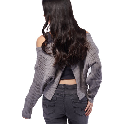 Winter Back Slit Top