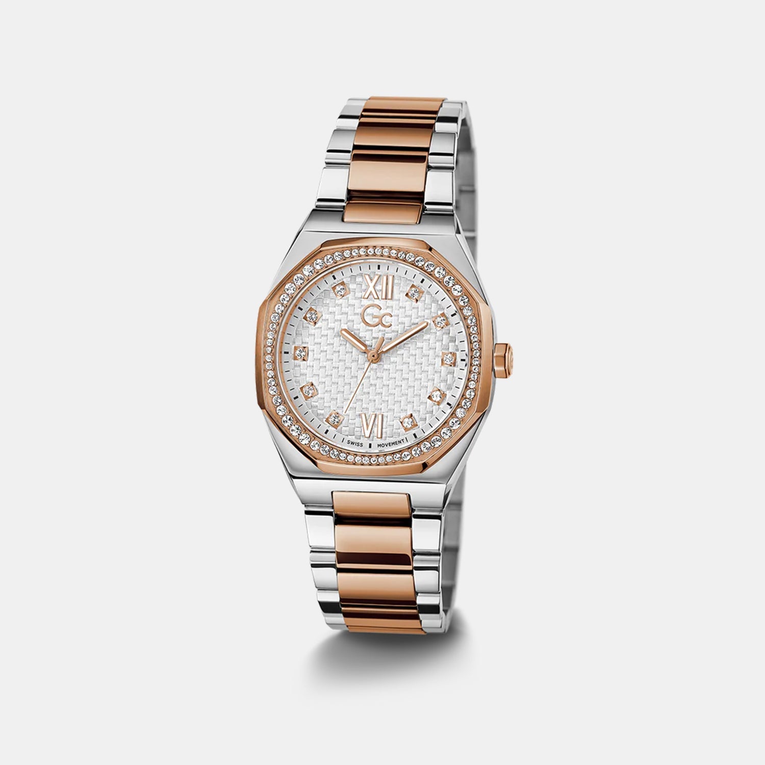 Coussin Sleek Women Quartz Silver Dial Analog Stainless Steel Watch Z25001L1MF