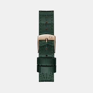 Coussin Sleek Women Quartz Green Dial Analog Leather Watch Z25004L9MF