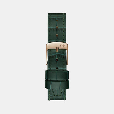 Coussin Sleek Women Quartz Green Dial Analog Leather Watch Z25004L9MF